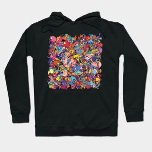 Doodle Scary Creatures Hoodie